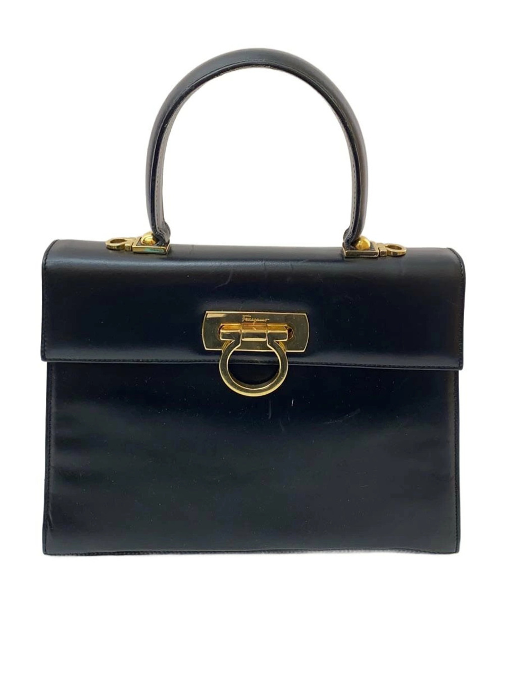 Salvatore Ferragamo Handbag Leather Black